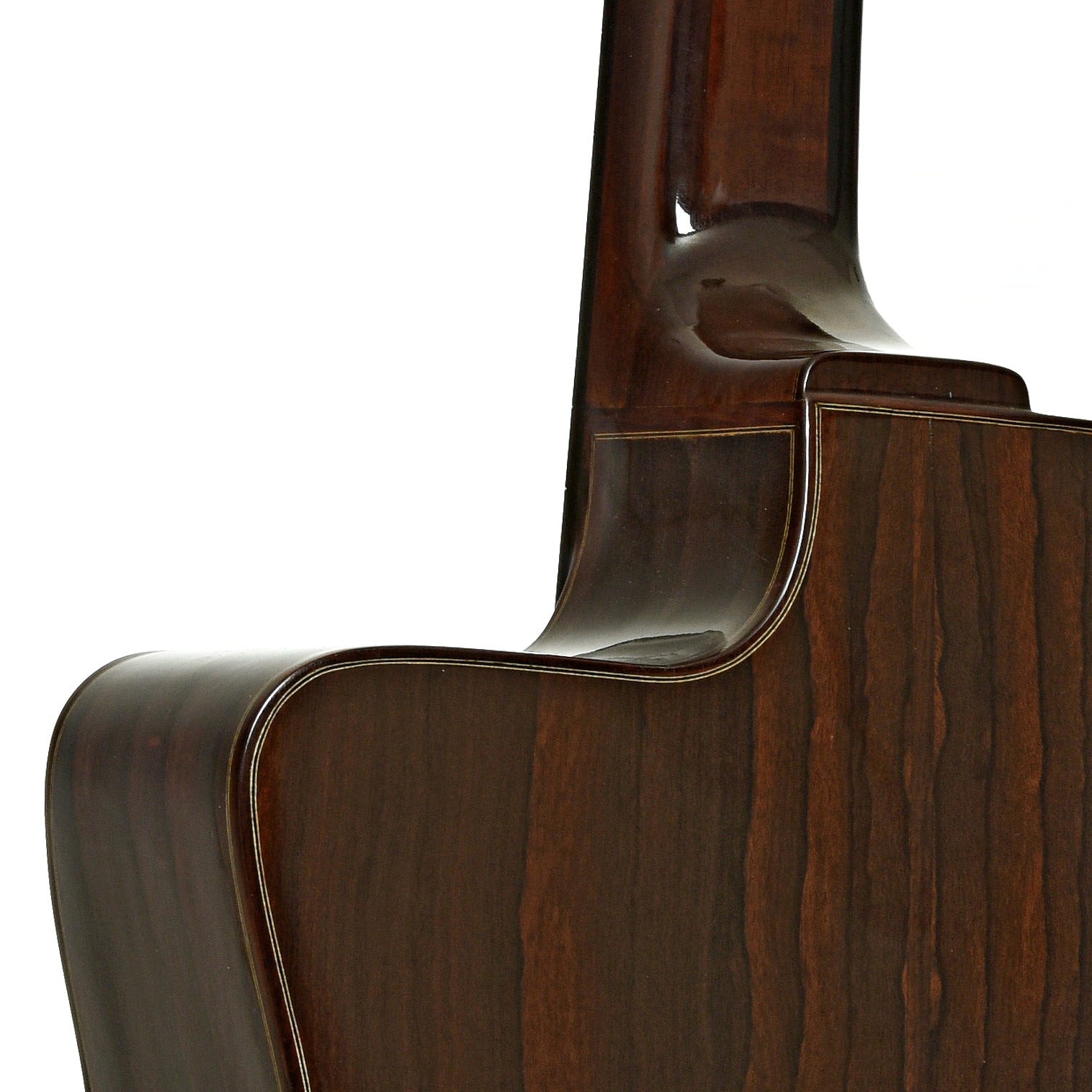 Neck joint of Jean Noel Lebreton Hot Club Acoustic Guitar