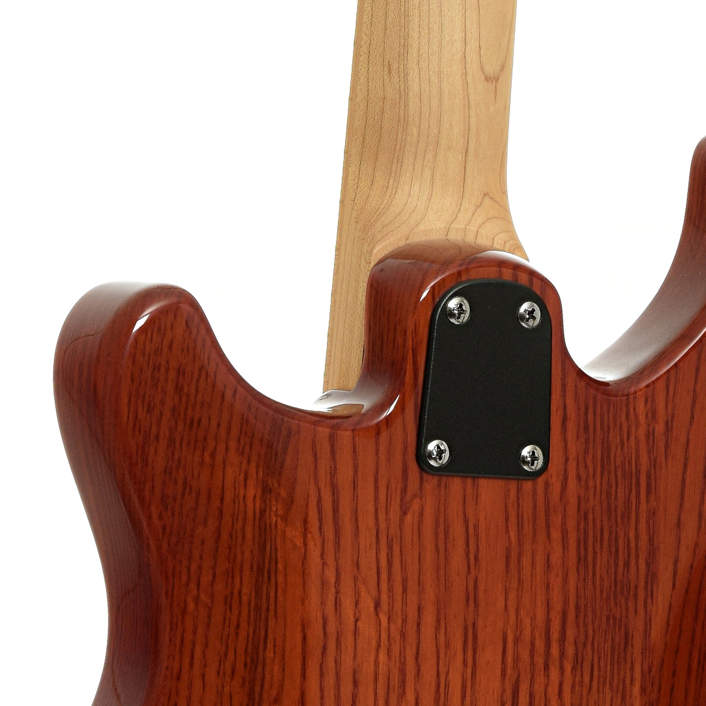 Neck joint of PRS SE Swamp Ash Special Electric Guitar & Gigbag, Vintage Sunburst