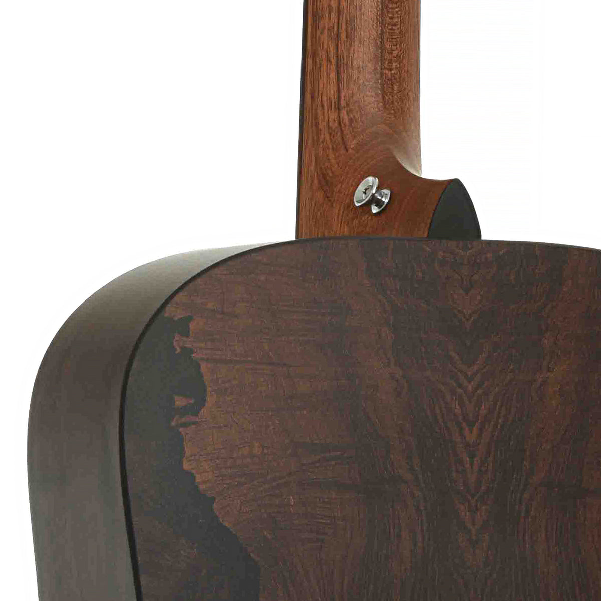 Heel of Martin D-X2E Brazilian Burst Special Acoustic Guitar & Gigbag