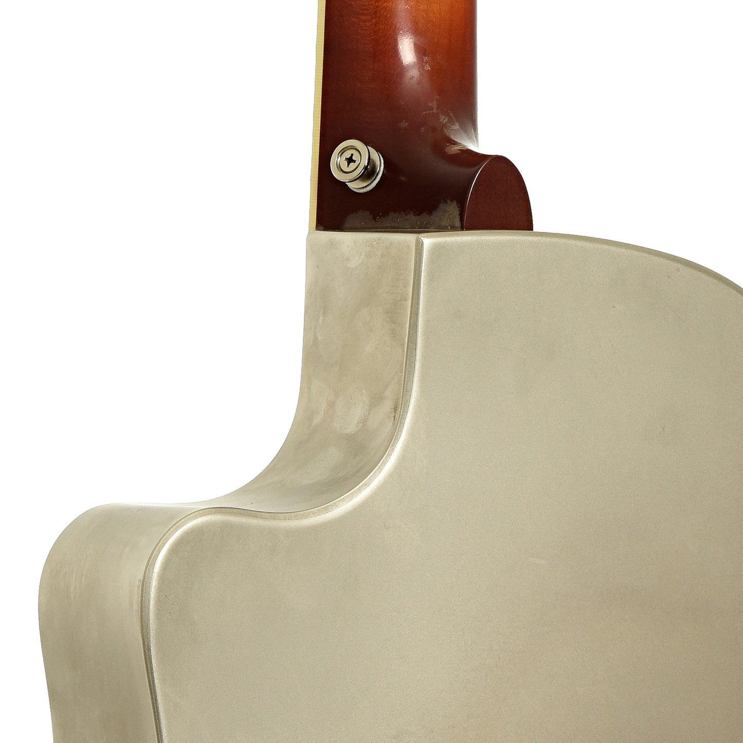 Neck joint of National Vintage Steel Tricone Cutaway Resonator Guitar 