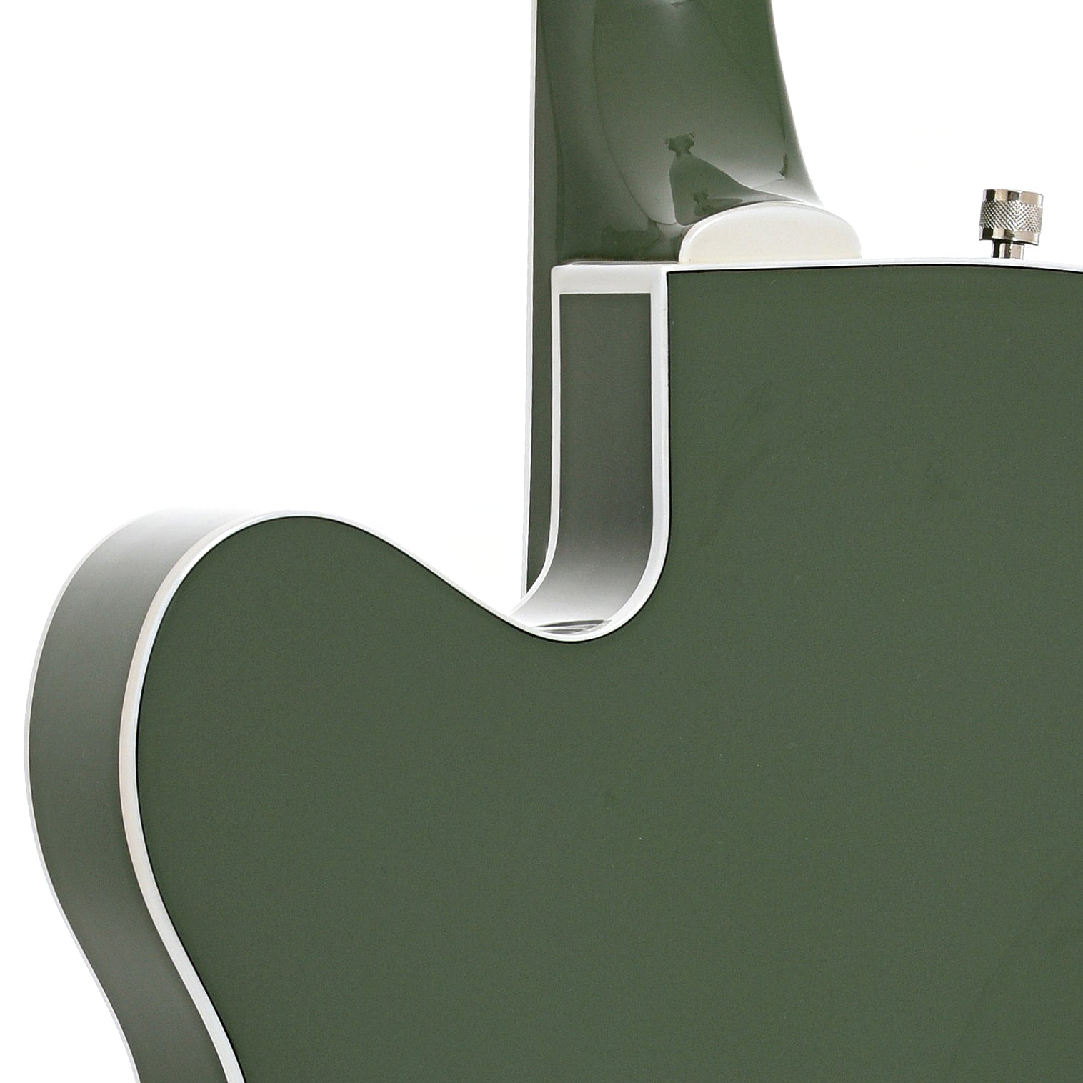 Neck joint of Gretsch G5420T Electromatic Classic Single-Cut with Bigsby, Two-Tone Anniversary Green