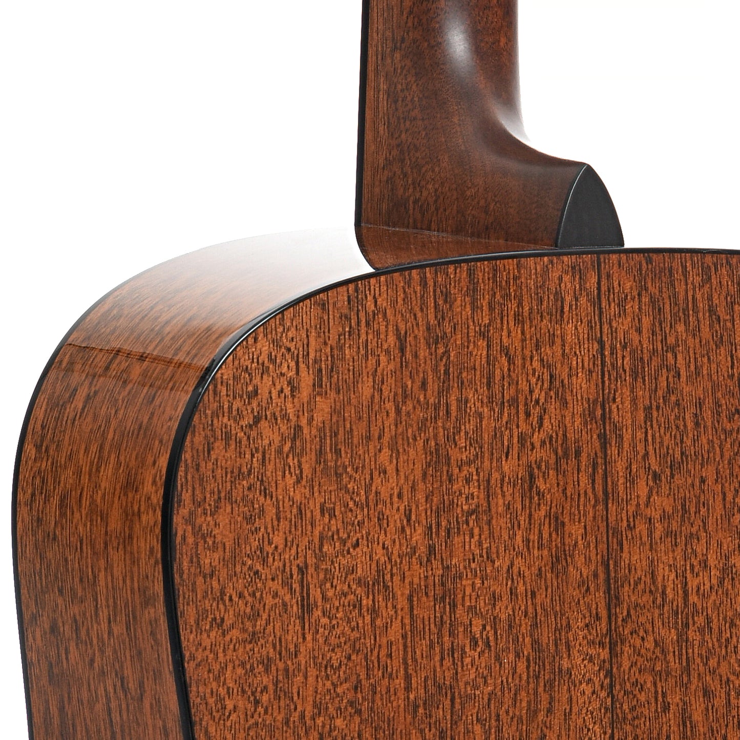 Heel of  Martin Custom 18-Style Dreadnaught, Premium Mahogany & Adirondack Spruce