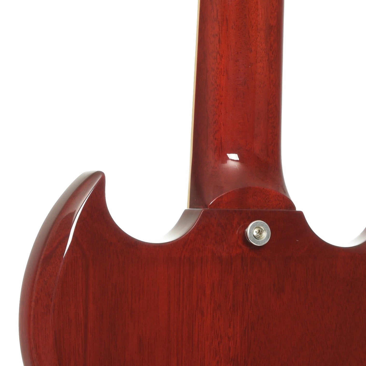 Neck joint of Gibson SG Special Electric Guitar