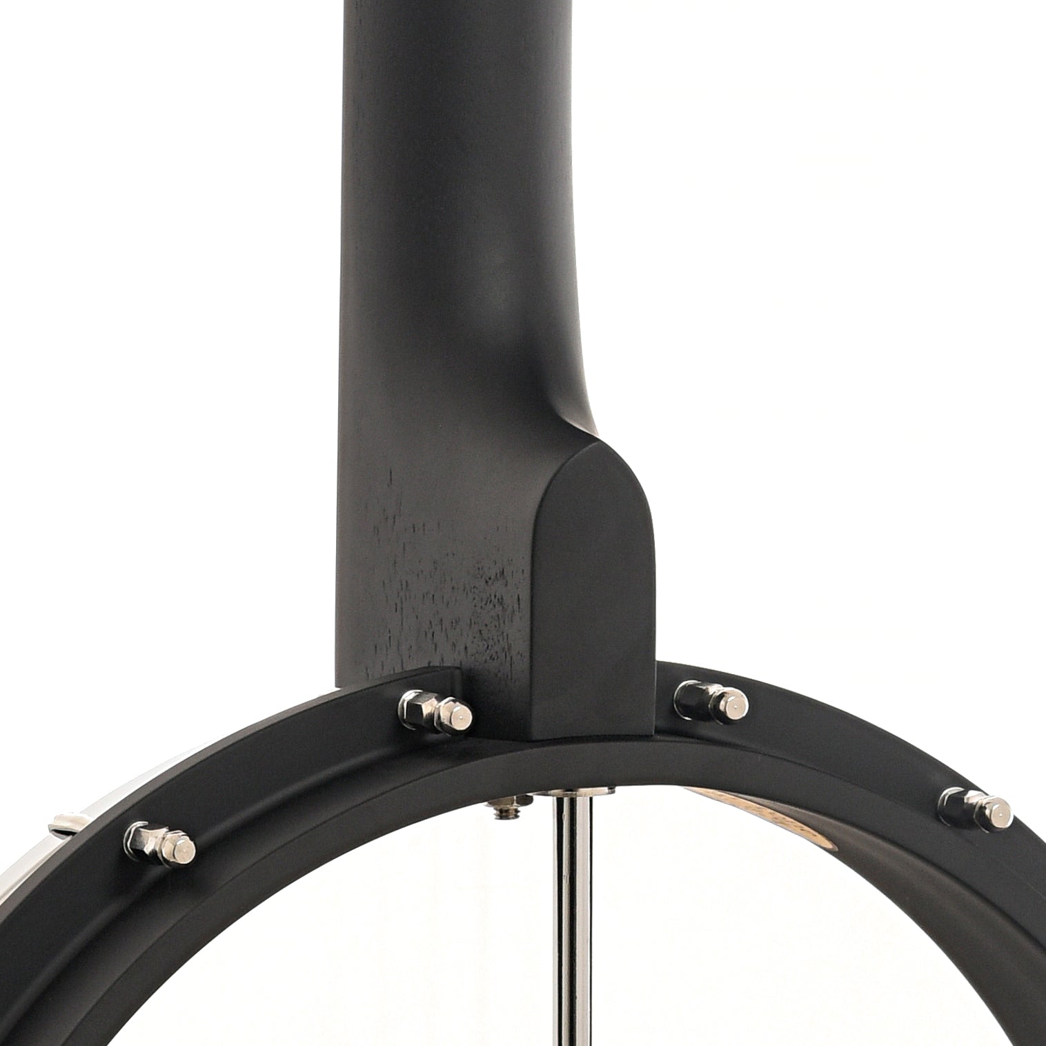 Neck joint of Gold Tone AC-12FL 12" Fretless Openback Banjo 