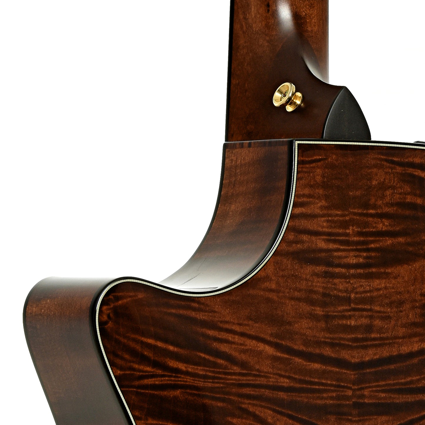 Neck joint of Taylor 612ce 12-Fret Acoustic-Electric Guitar