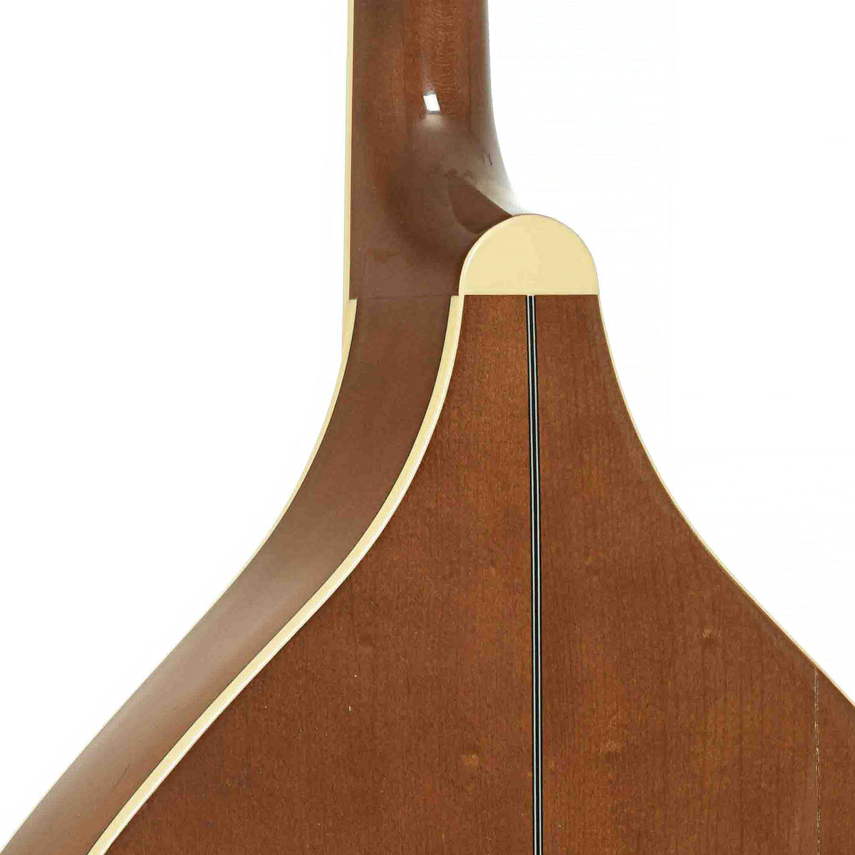 Heel of Trinity College Octave Mandolin
