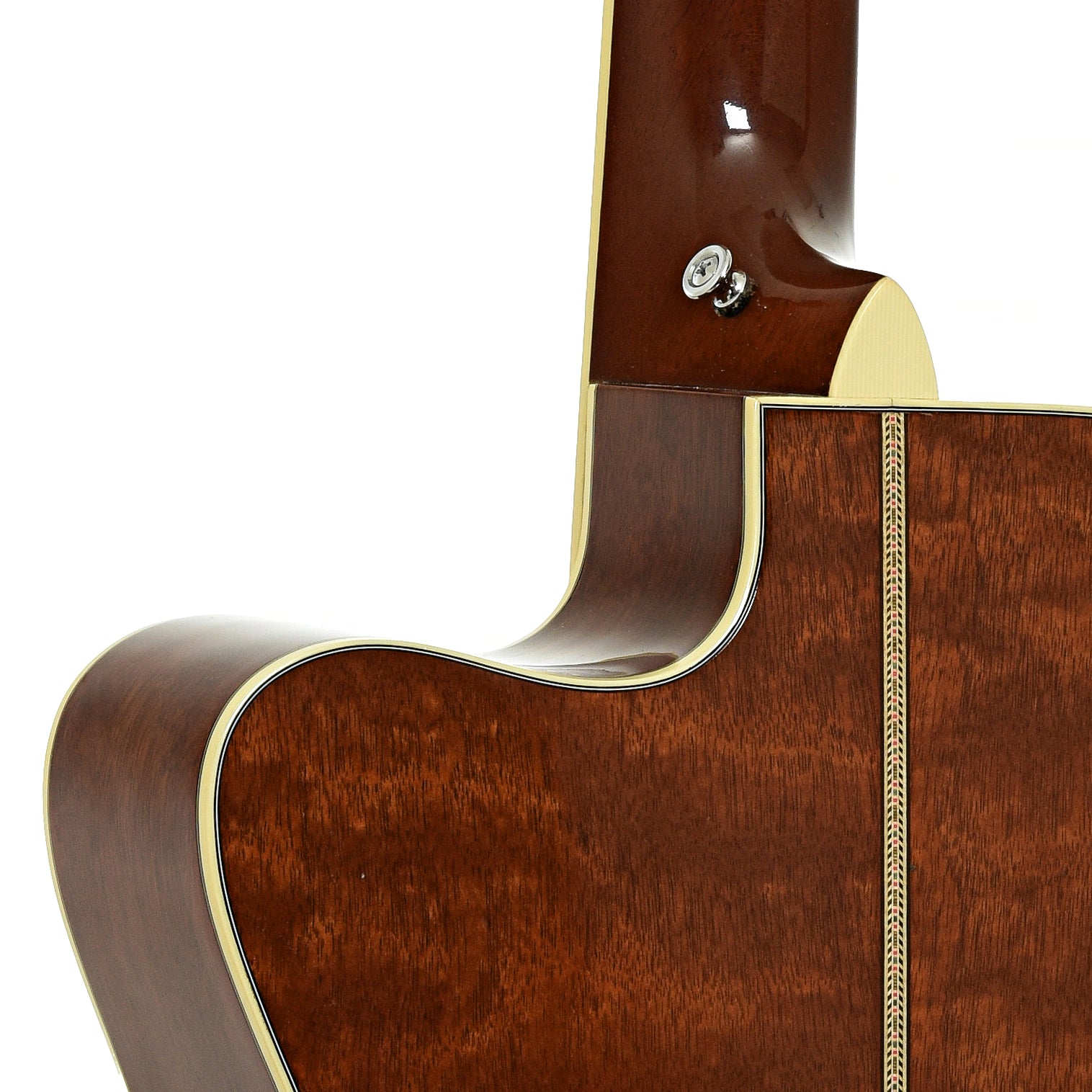 Neck joint of Martin 000C Steve Miller Pegasus Signature Acoustic Guitar