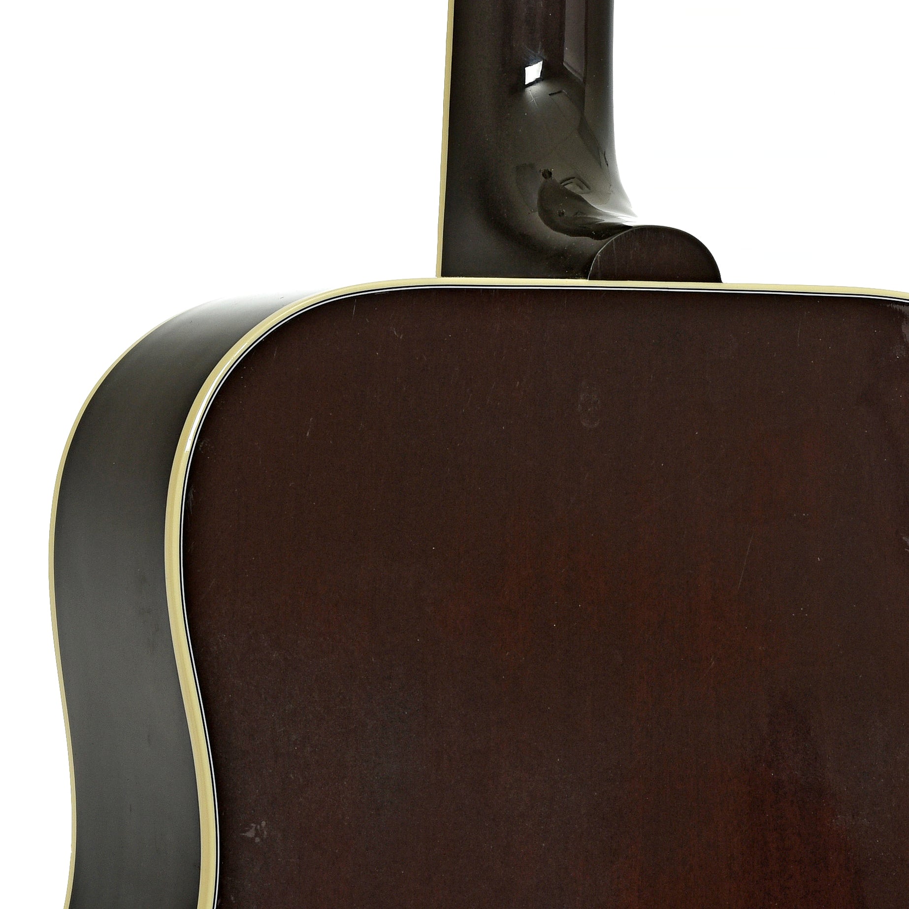 Neck joint of Gibson Hummingbird Standard Acoustic-Electric Guitar