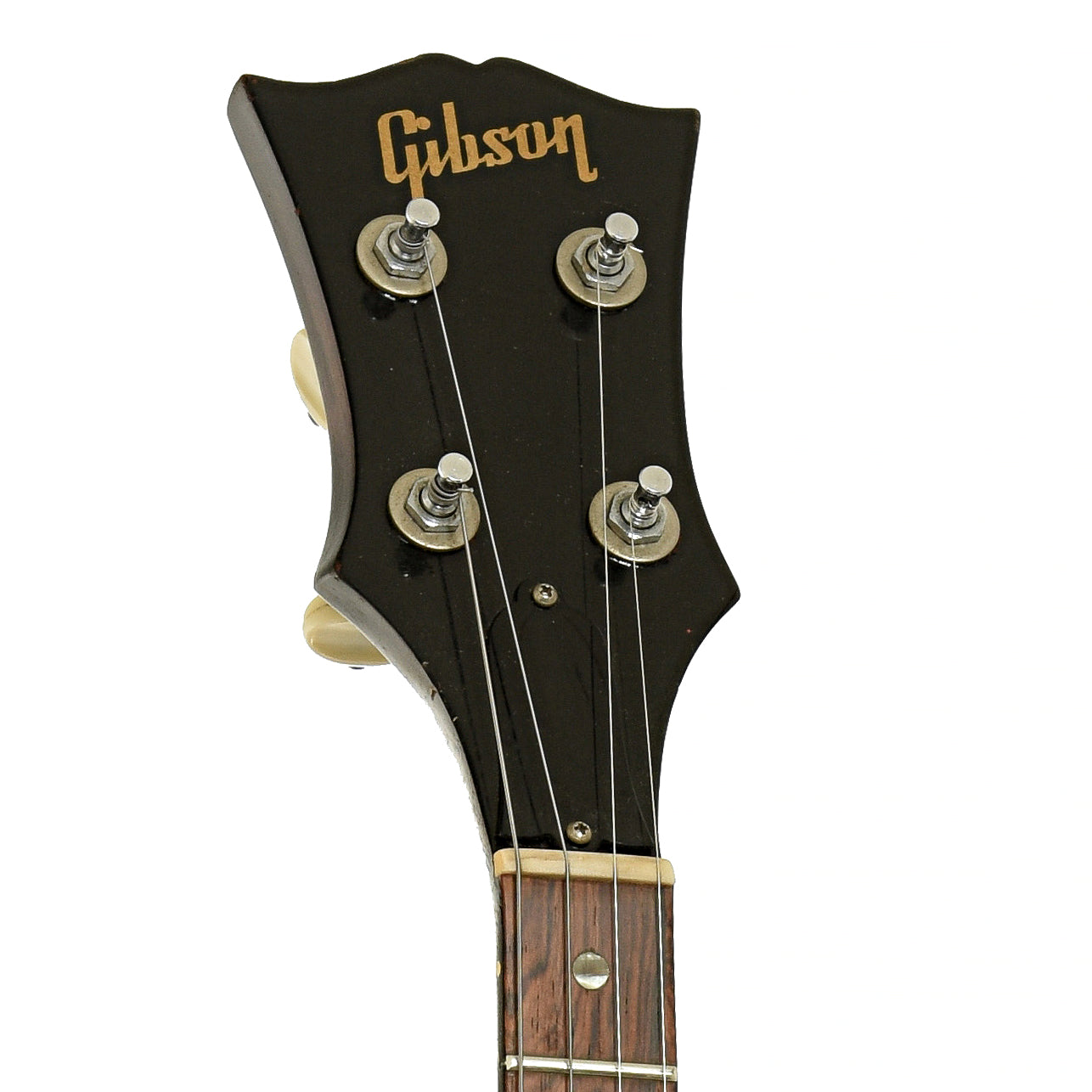 Headstock of Gibson TB-100 Tenor Banjo 