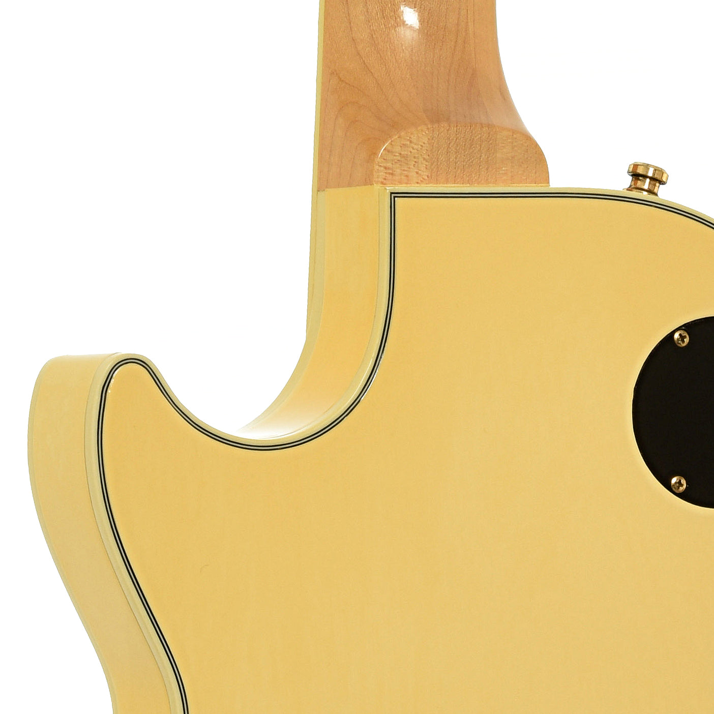 Neck joint of Gibson Zakk Wylde Les Paul Custom Electric Guitar