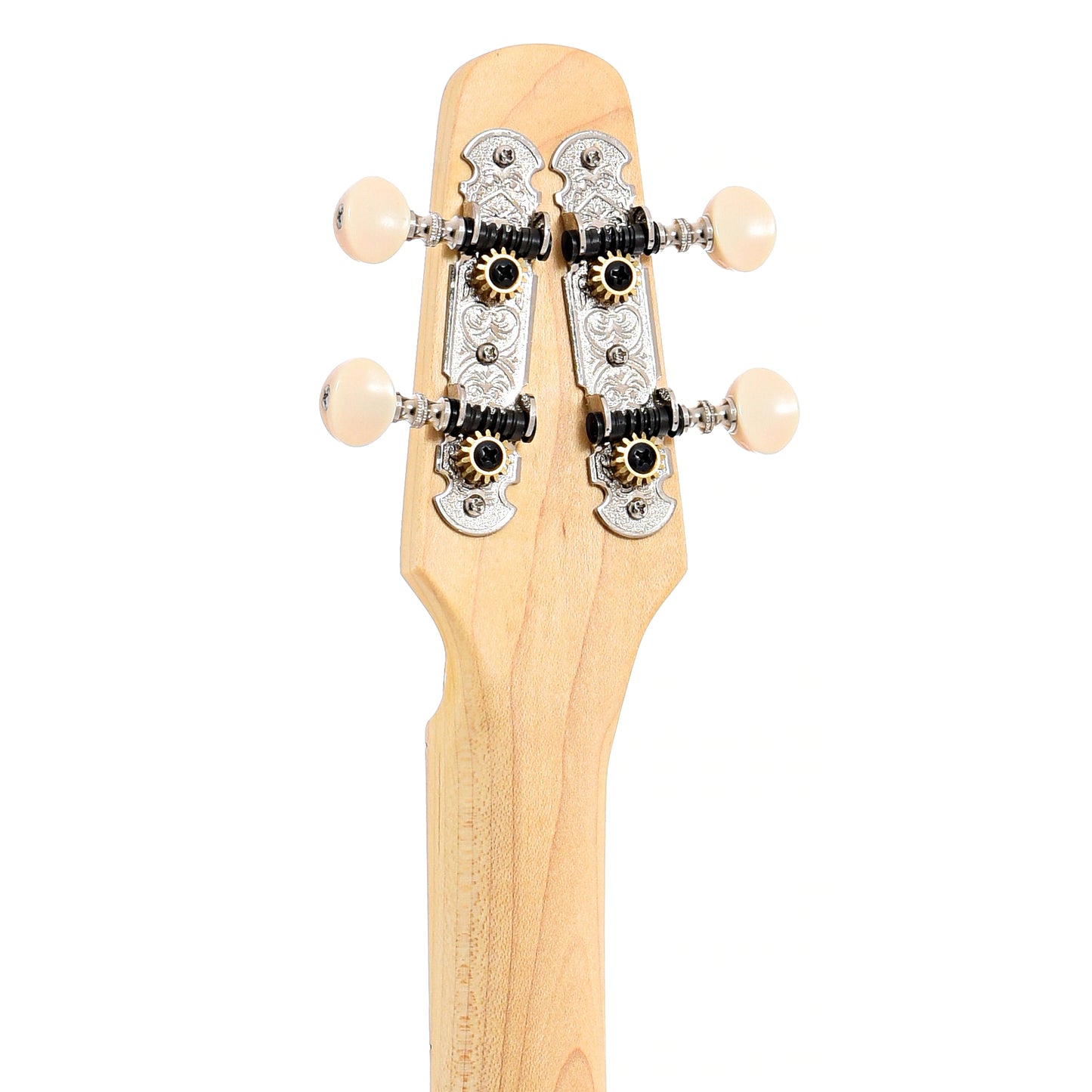 Back headstock of Seagull M4 "Merlin" 4-String Diatonic Acoustic Instrument with Pickup