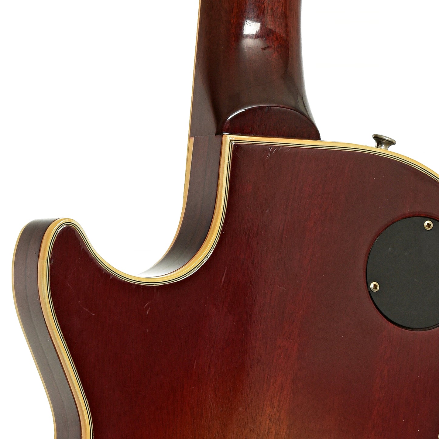 Neck joint of Gibson Les Paul Custom Electric Guitar