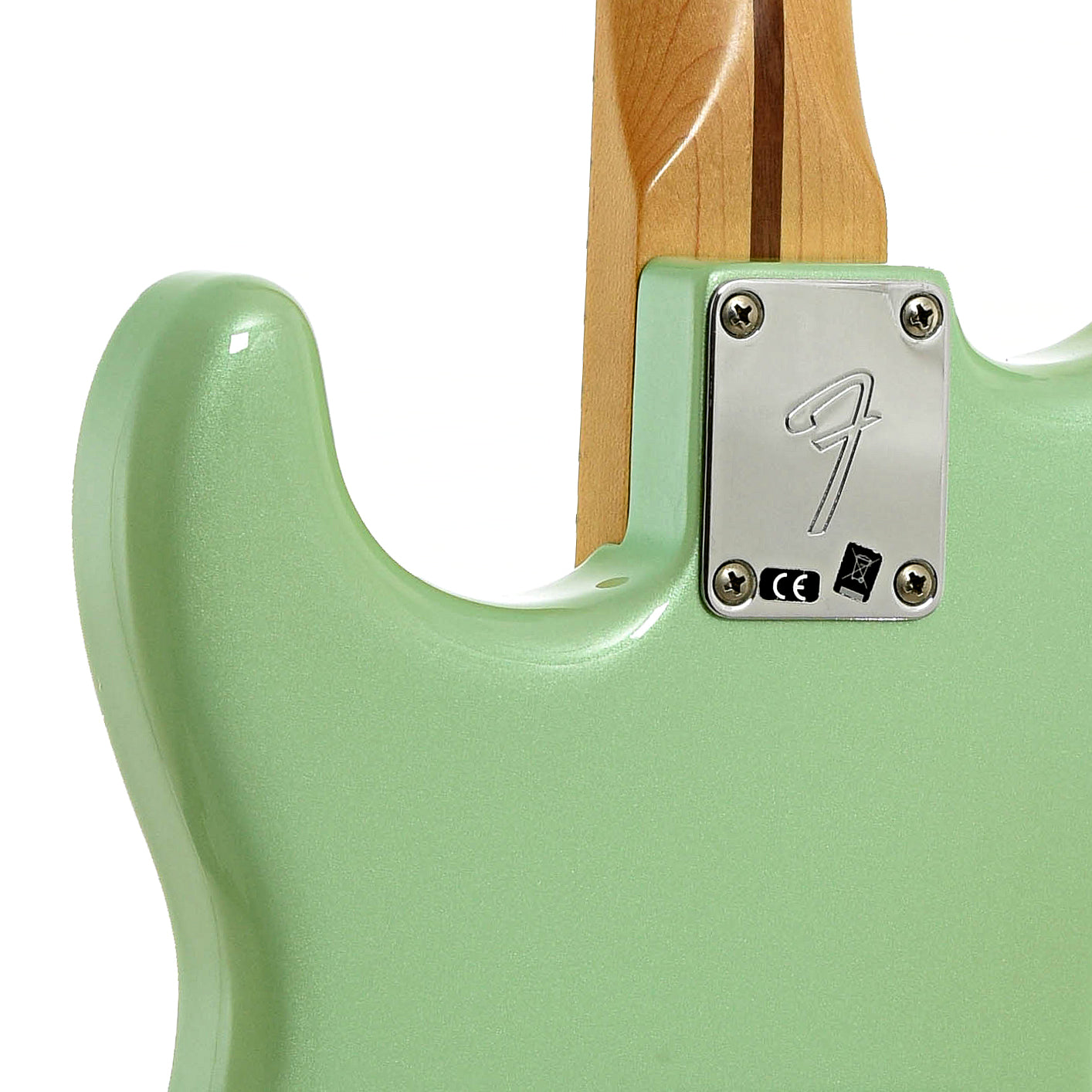 Neck joint of Fender Player Stratocaster Limited Edition Electric Guitar