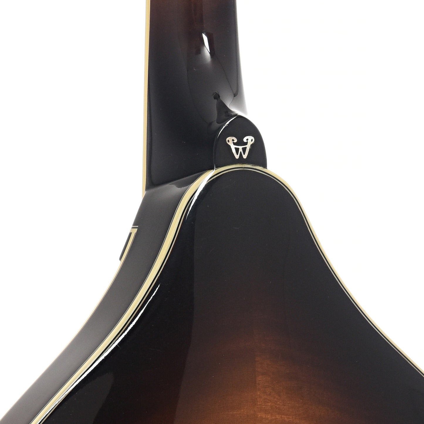 Neck joint of Weber Yellowstone A Model Mandolin
