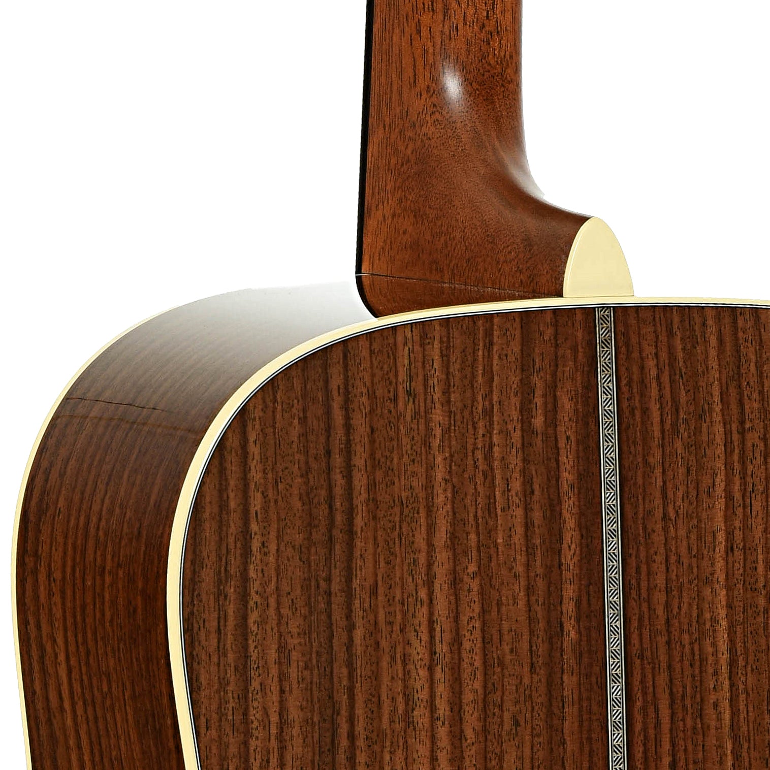 Neck joint of Martin HD-28 Ambertone Guitar & Case