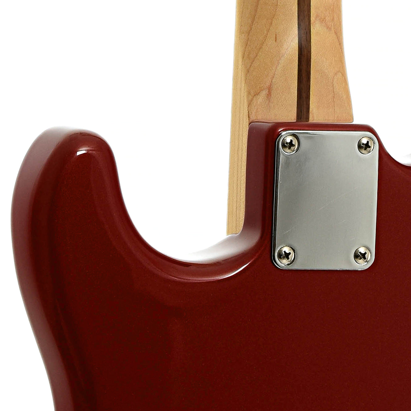 Neck joint of Fender Stratocaster Standard Electric Guitar 