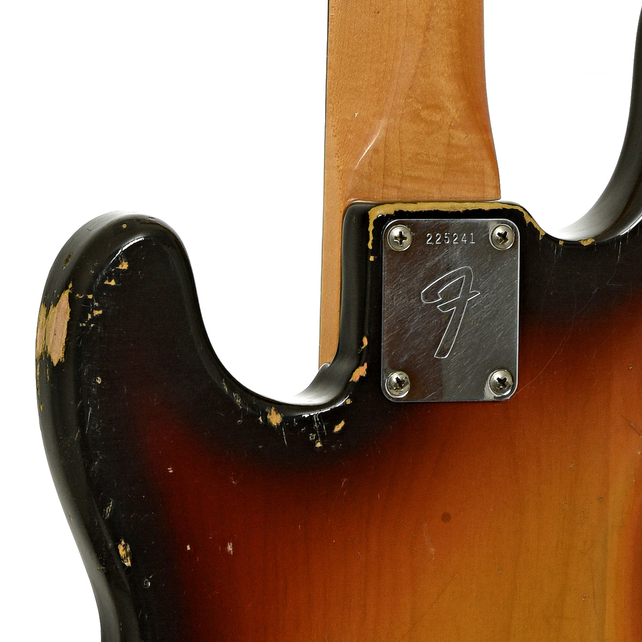 Neck Joint of Fender Precision Electric Bass 