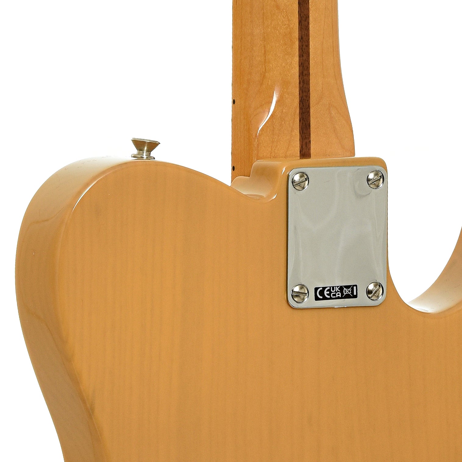 Neck joint of Fender American Vintage II '51 Telecaster Electric Guitar