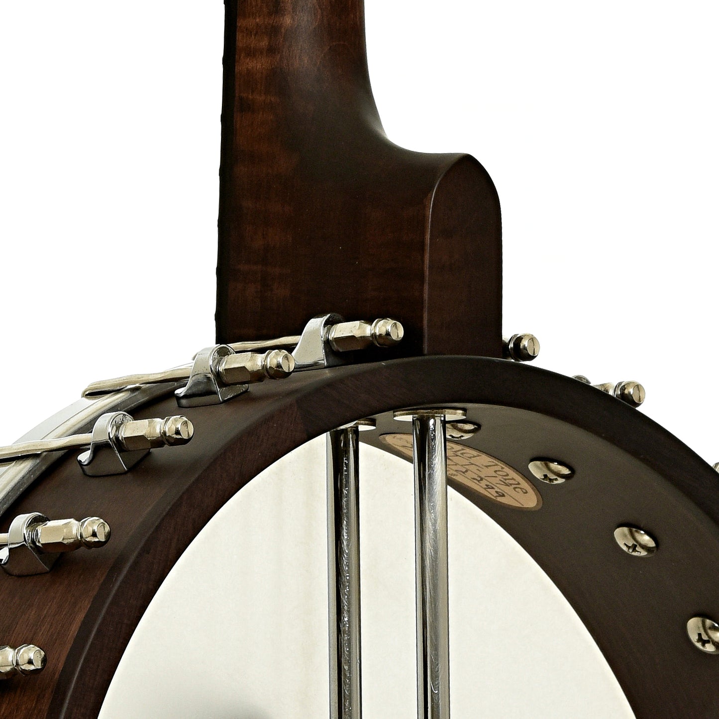 Neck joint of Gold Tone Irish Tenor Banjo 