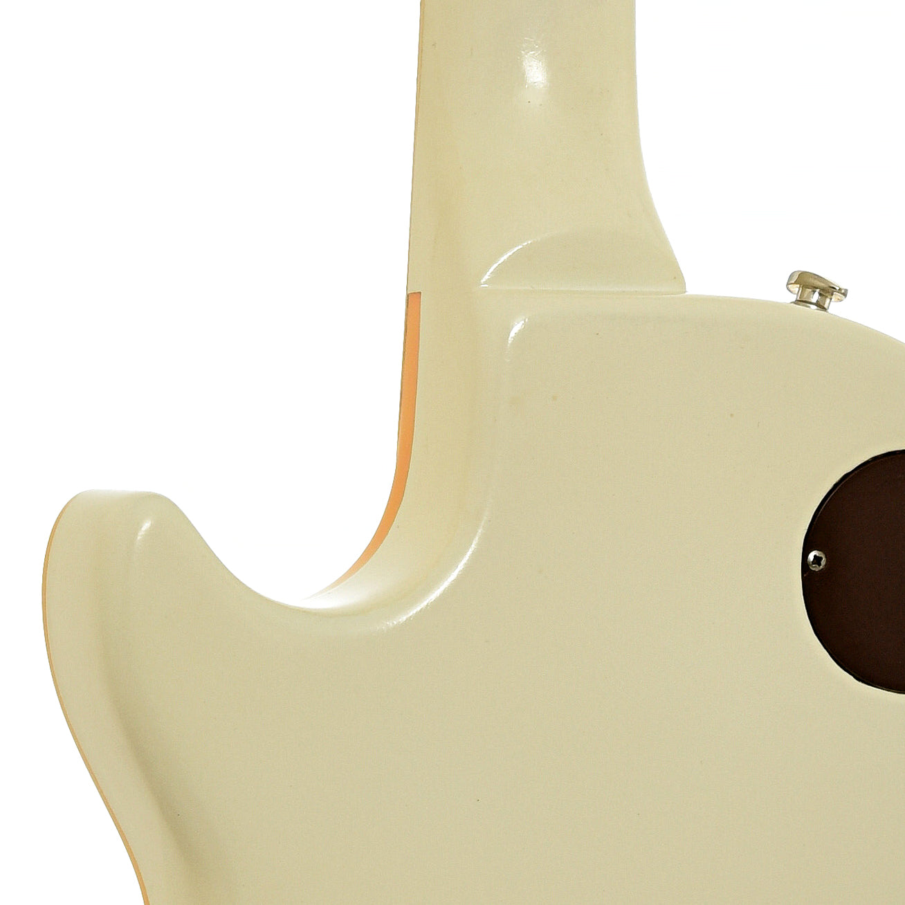 Neck joint of Gibson Les Paul Deluxe Electric Guitar