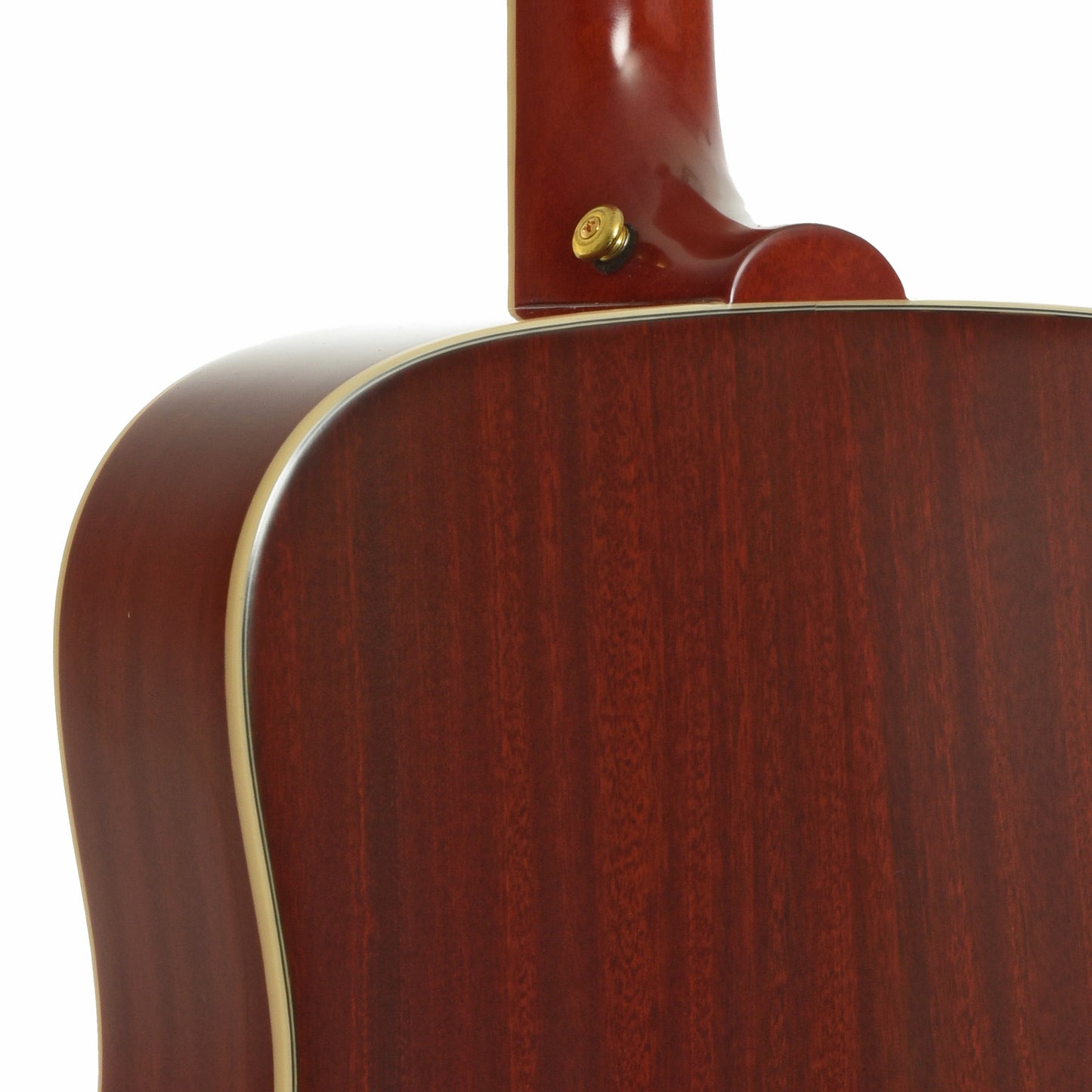 Neck joint of Epiphone Hummingbird Standard Acoustic Guitar