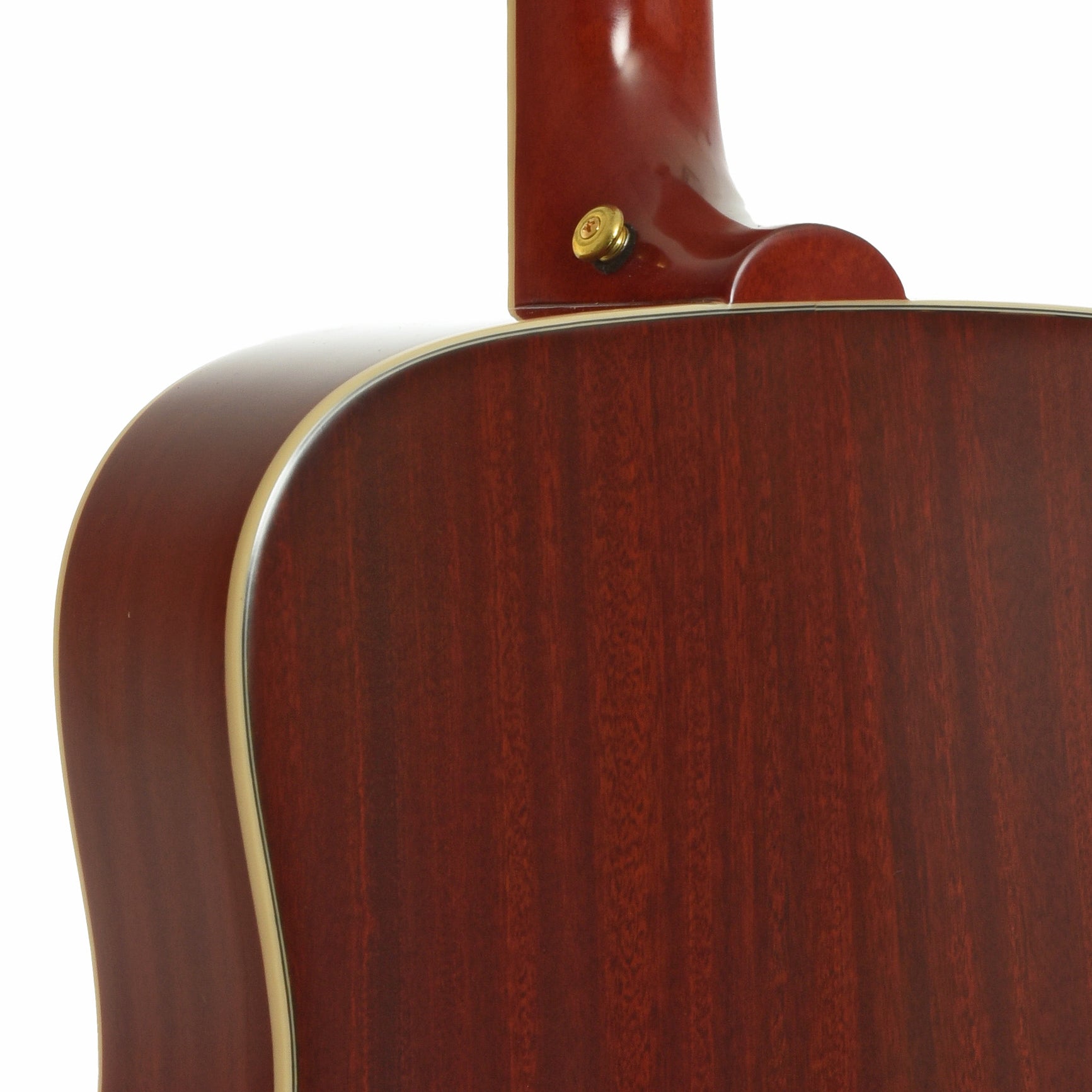 Neck joint of Epiphone Hummingbird Standard Acoustic Guitar