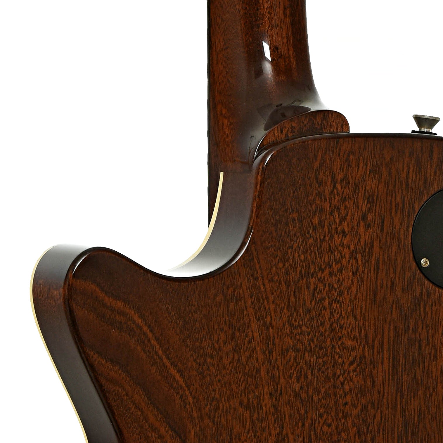 Neck joint of Collings 470 JL Julian Lage Electric Guitar - Antiqued Blonde