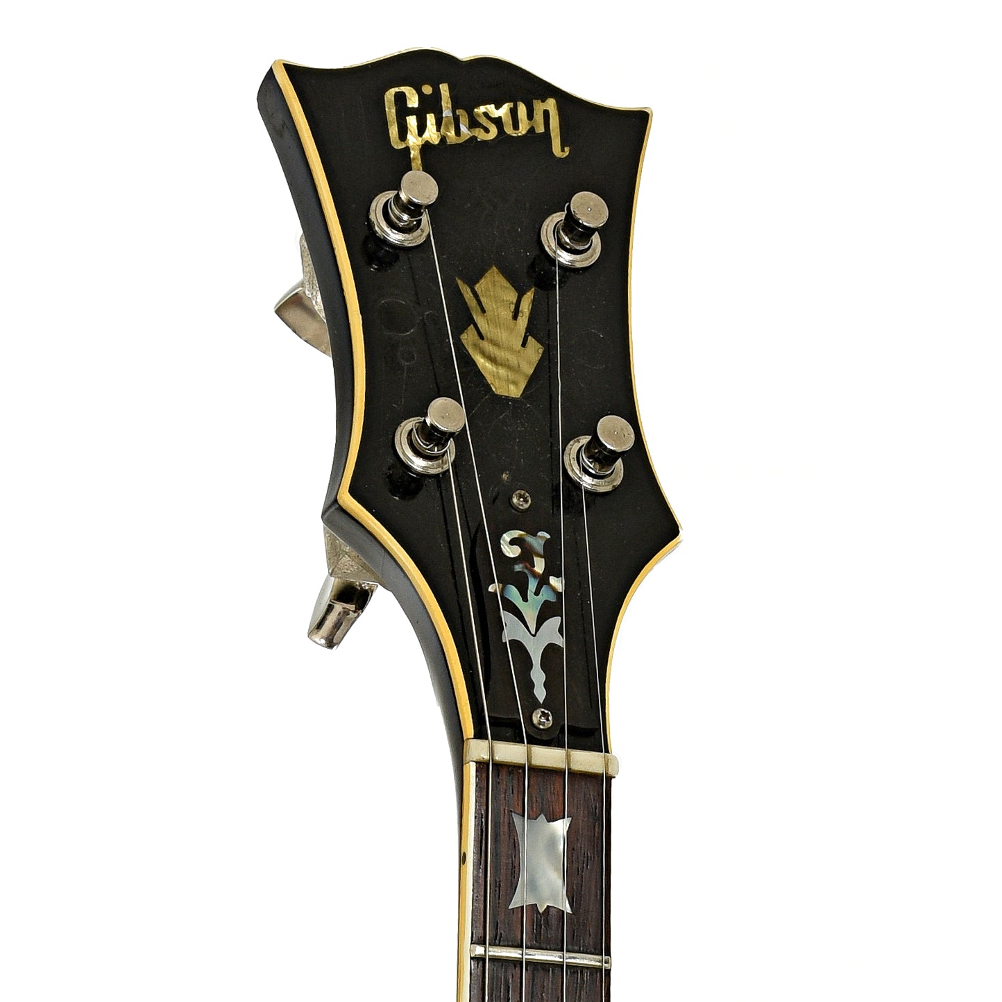Headstock of Gibson RB-250 Resonator Banjo