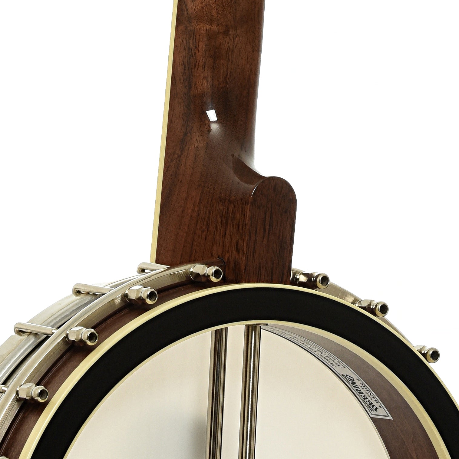 Neck joint of Deering Clawgrass II Openback Banjo
