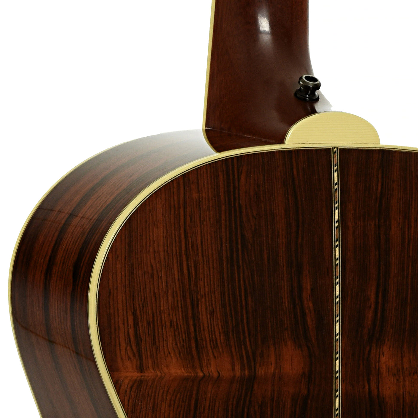 Neck joint of Santa Cruz Brazilian F Custom 12-String Acoustic Guitar