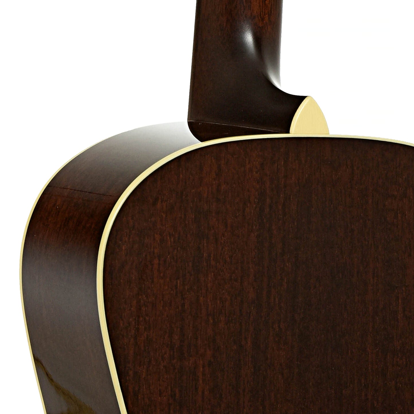 Neck joint of Bourgeois Professional Series Natural LDB-O Acoustic Guitar and Case, 14 Fret