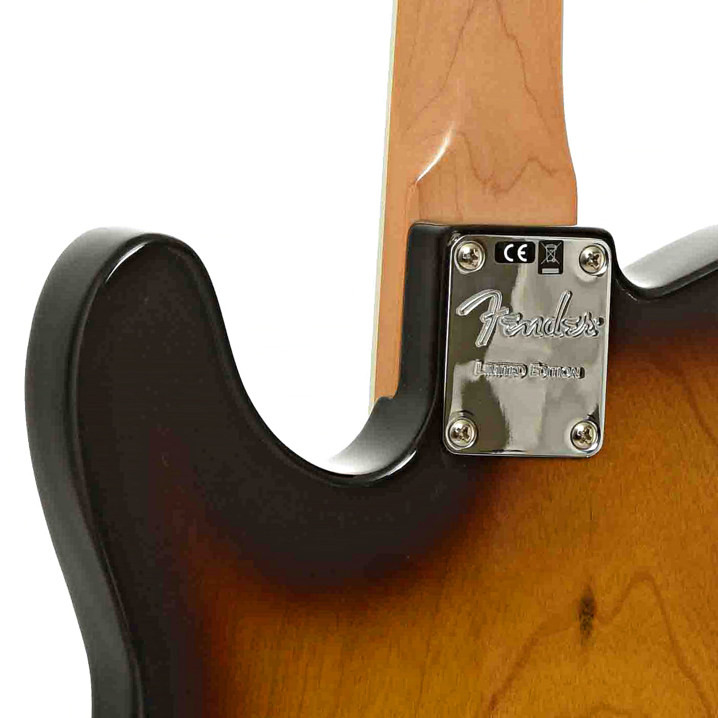 Neck joint of Fender Parallel Universe Jazz-Tele Limited Edition Electric Guitar