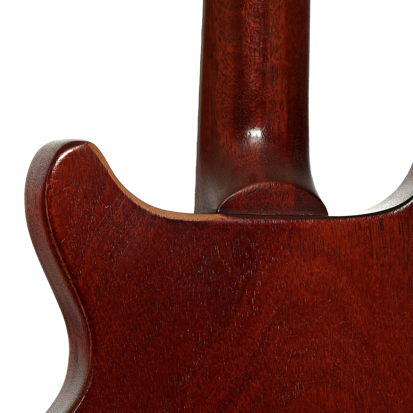 Neck joint of Gibson Faded Les Paul Special DC Electric Guitar 