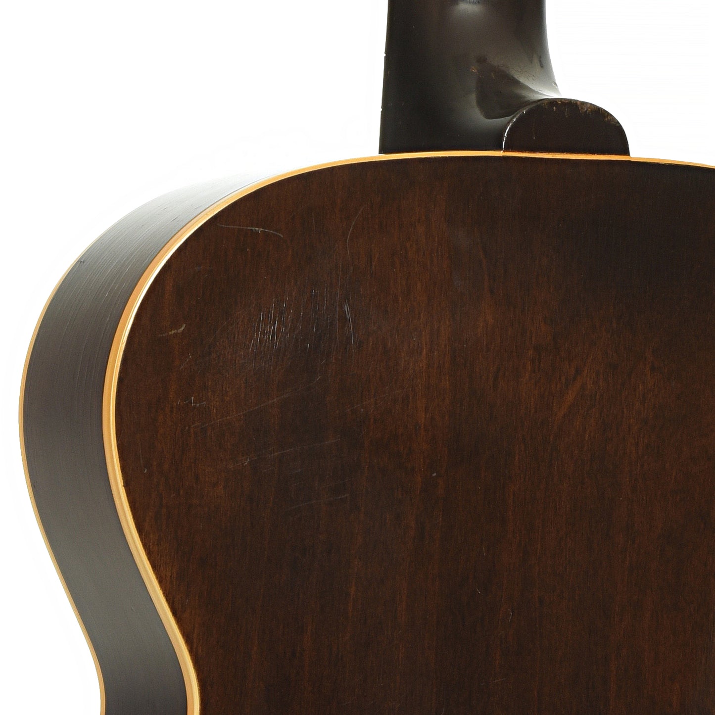 Neck joint of Gibson ES-125 Hollowbody Electric Guitar