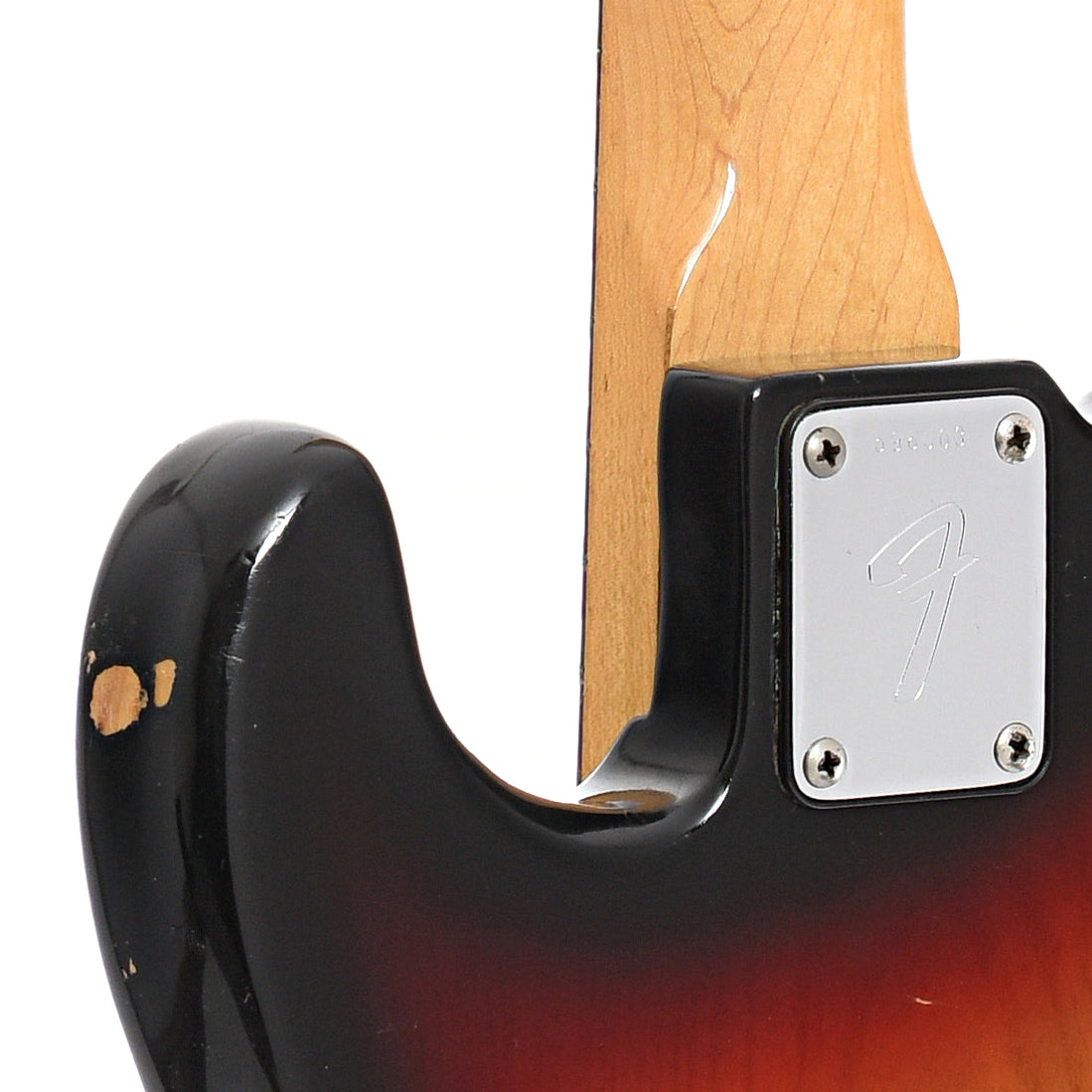 Neck joint of Fender Precision Electric Bass (1975)