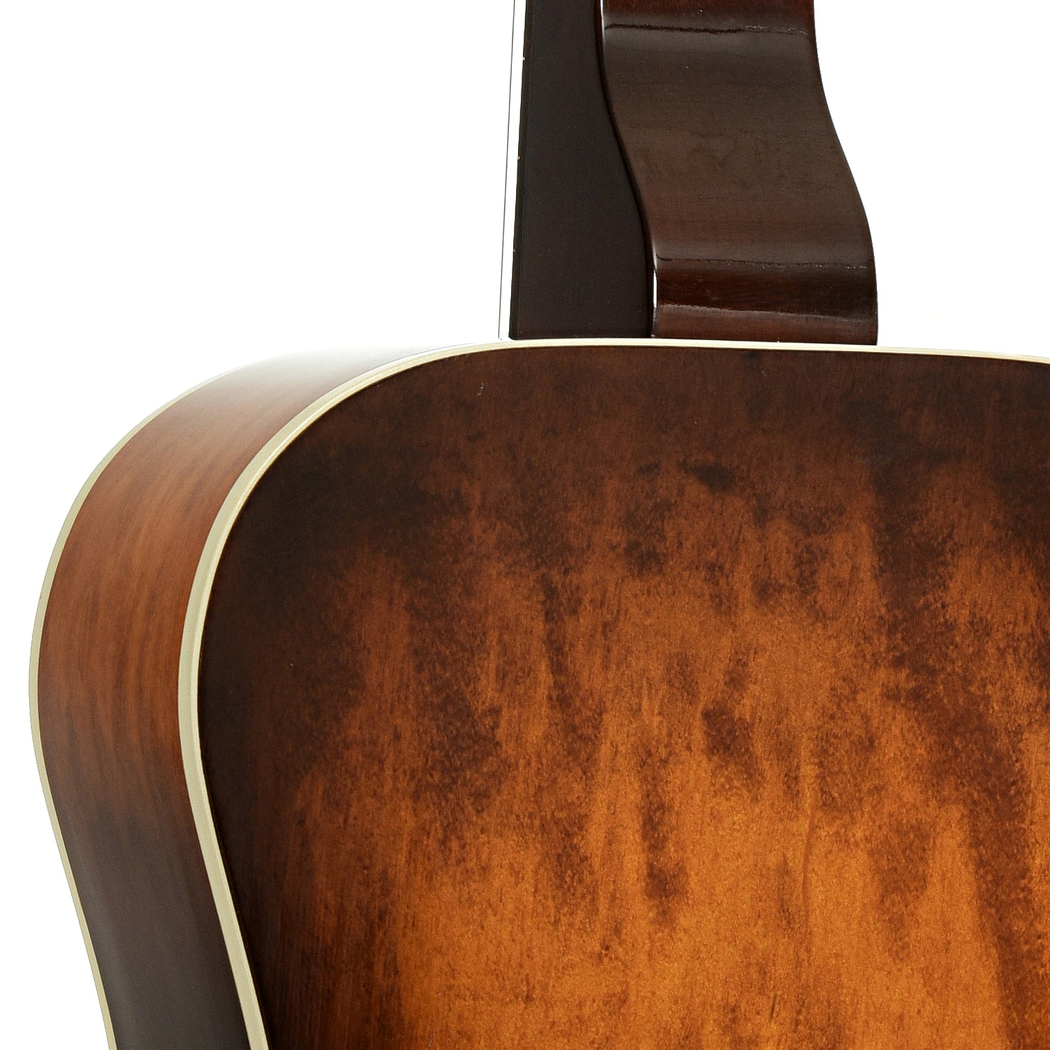 Neck joint of Dobro Model 27 Squareneck Resonator Guitar 