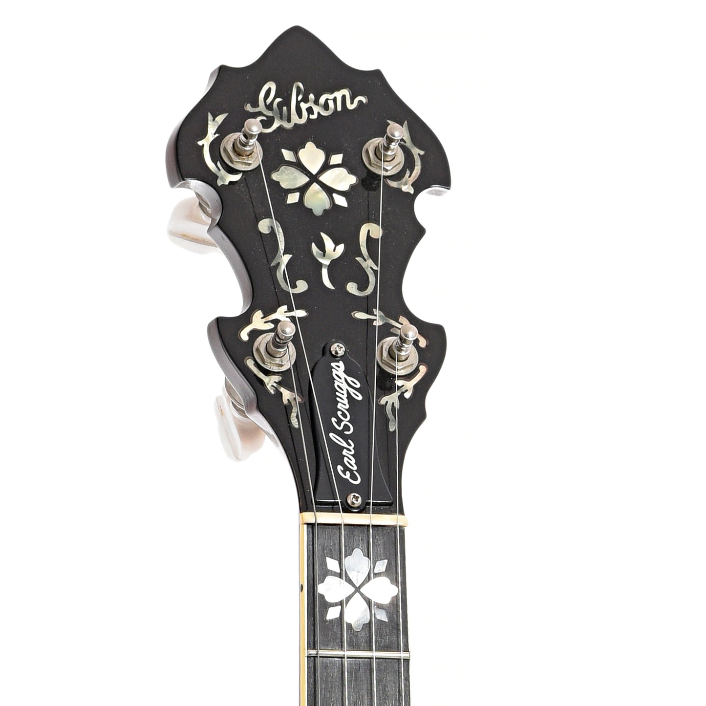 Front headstock of Gibson Earl Scruggs Standard Resonator Banjo (2002)