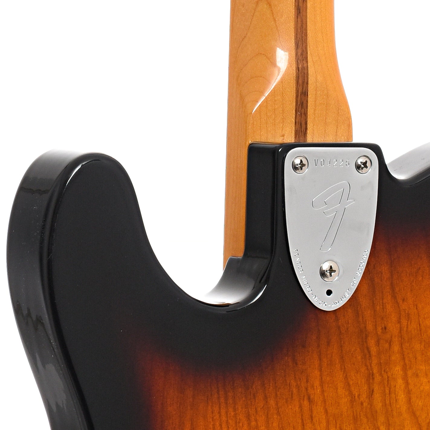 Neck joint of Fender American Vintage '72 Telecaster Custom