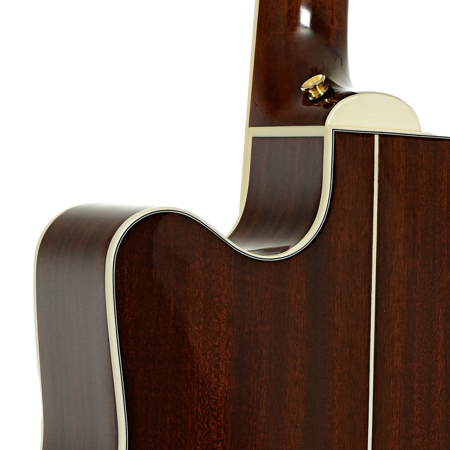 Neck joint of D'Angelico Brooklyn DAASD400 Natural Acoustic Guitar