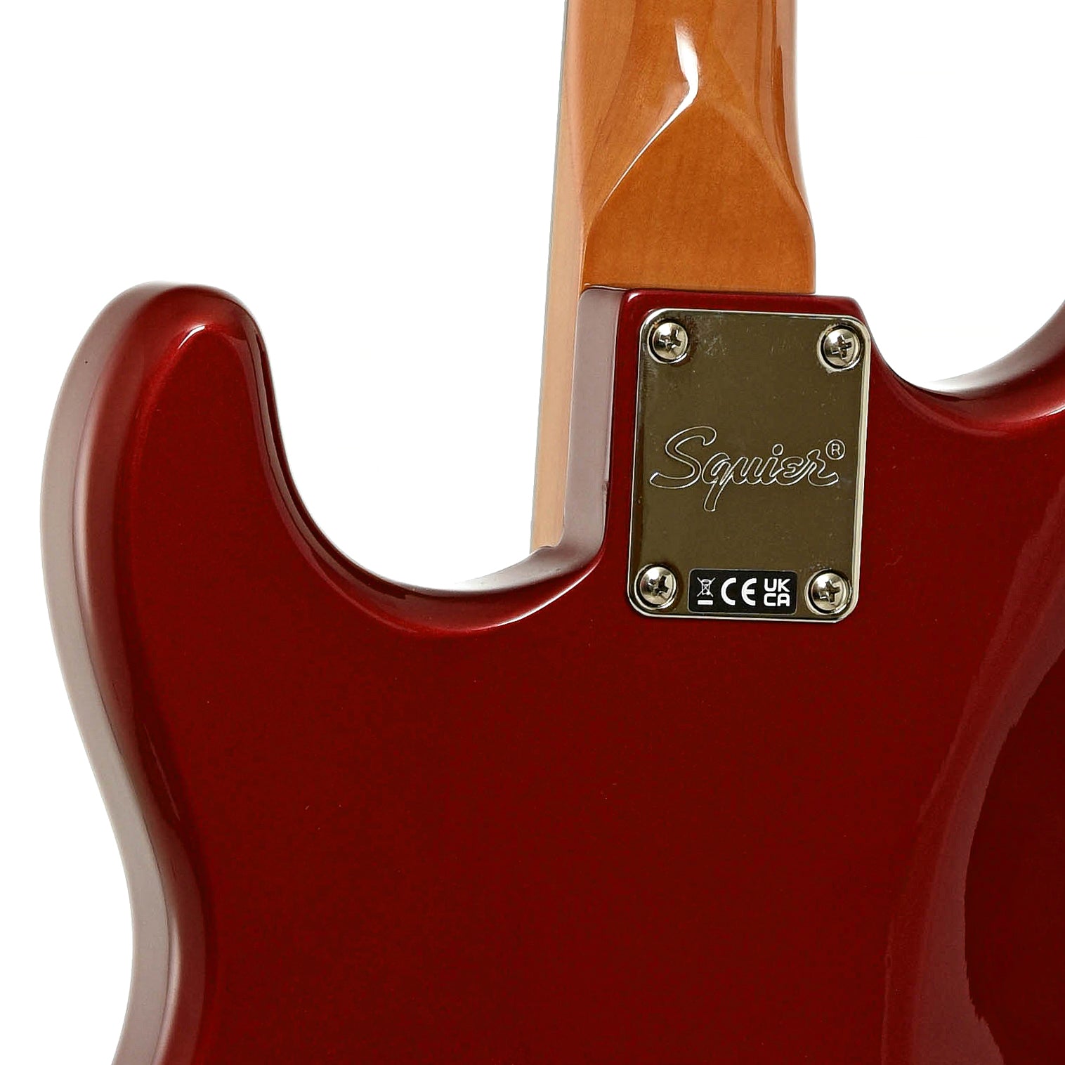 Neck joint of Squier Classic Vibe 60s Stratocaster Electric Guitar 