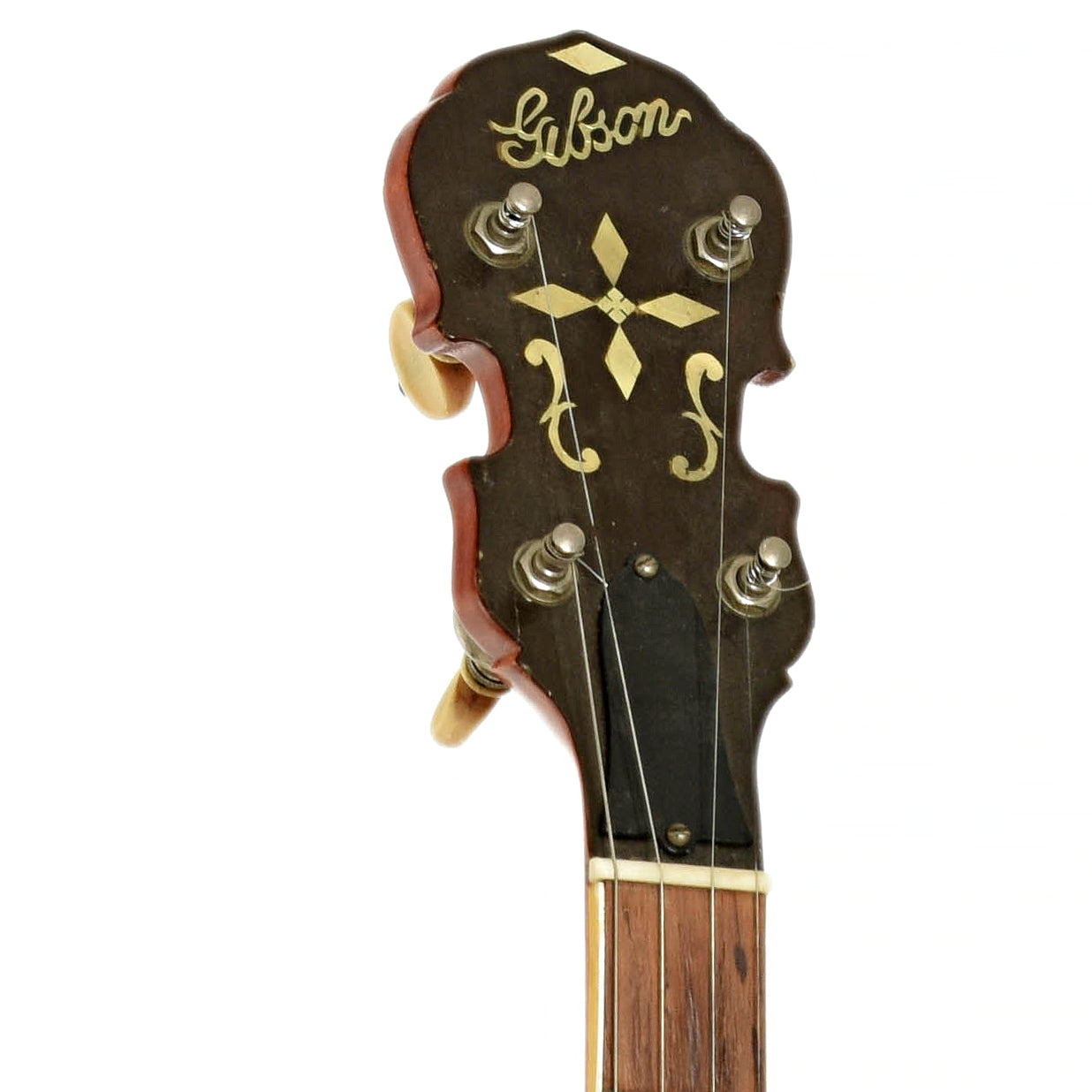 Headstock of Gibson TB-3 Conversion Banjo 