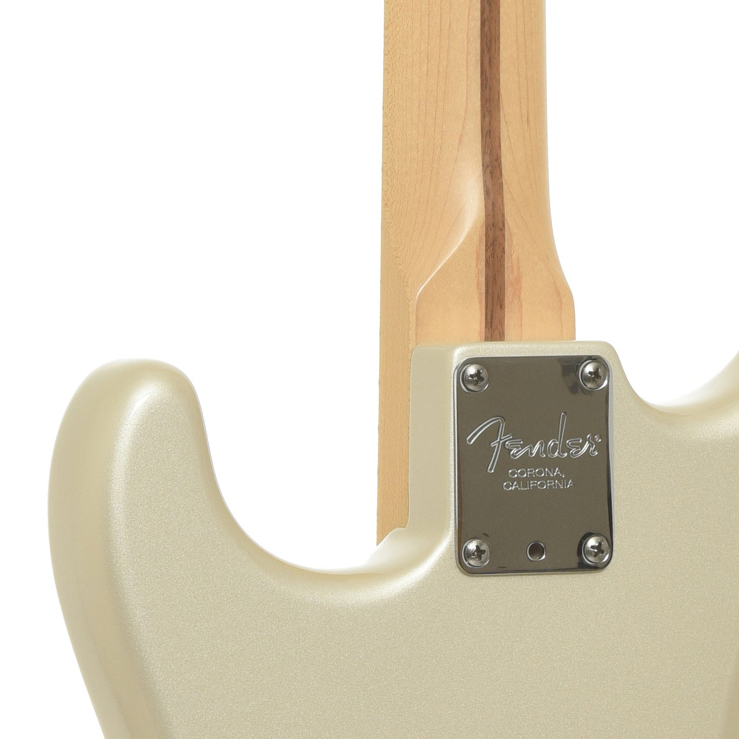 Neck joint of Fender New American Standard Stratocaster Electric Guitar