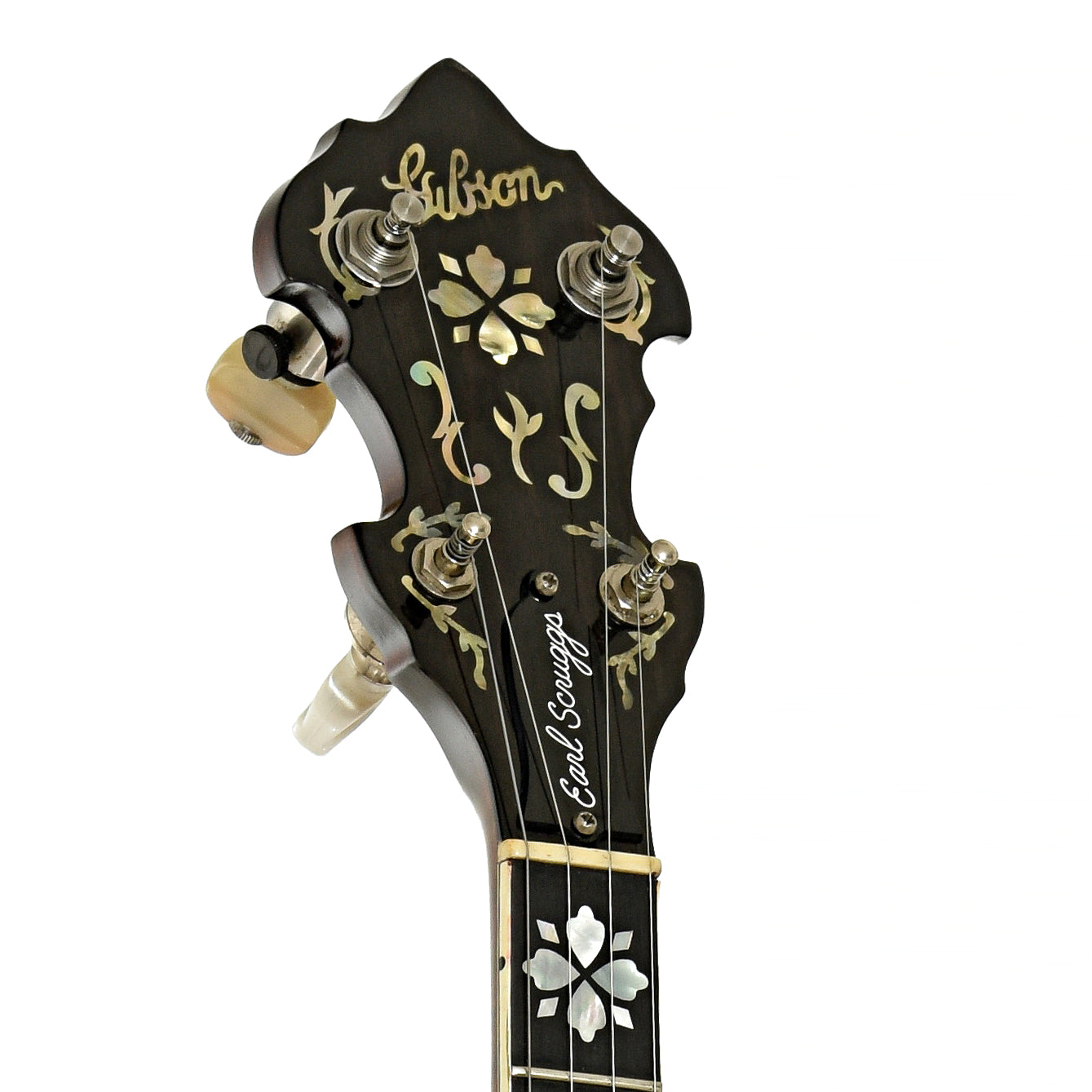 Headstock of Gibson Earl Scruggs Standard Banjo 