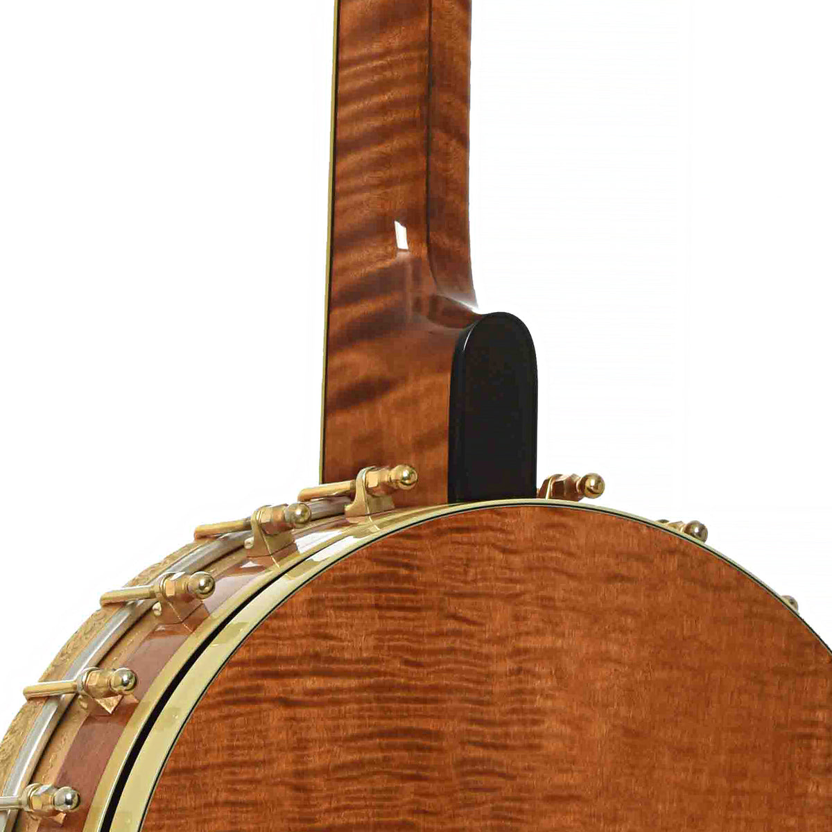 Heel and Resonator of Ome Juggernaut Custom Openback Banjo