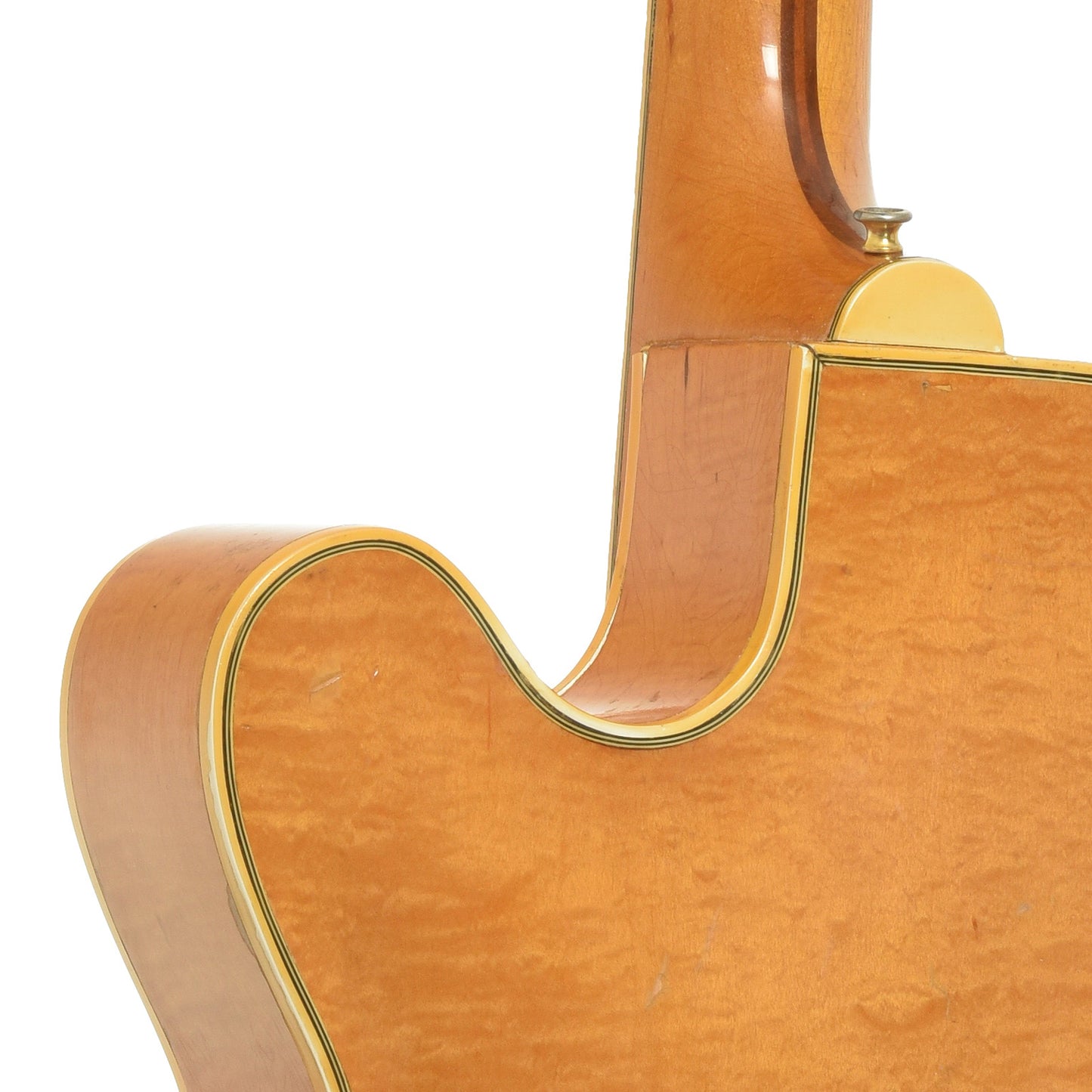 Neck joint of Epiphone Zephyr Deluxe Regent Hollowbody Electric Guitar 