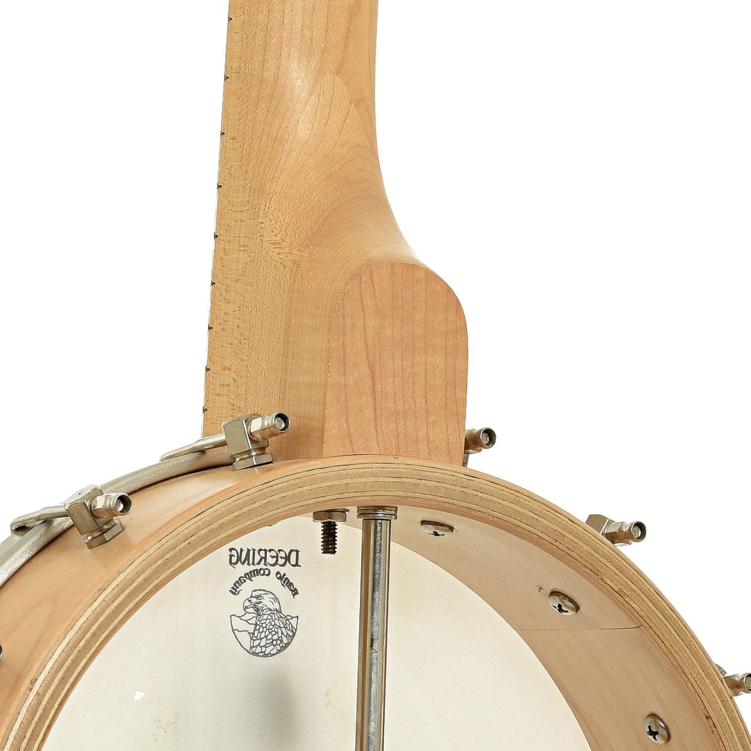 Neck joint of Deering Goodtime Open Back Banjo 