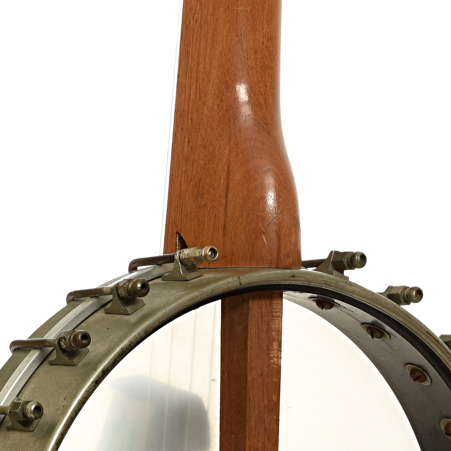 Neck joint of Lyon & Healy College Line Openback Banjo 