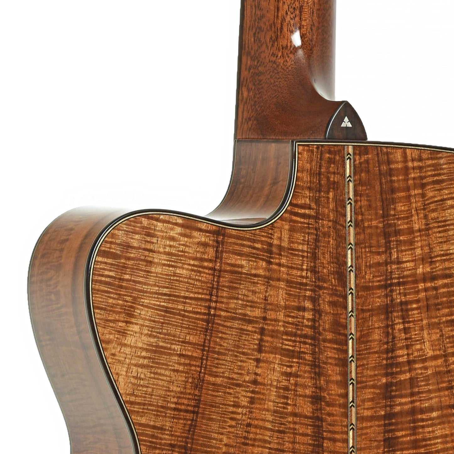 Neck joint of Bourgeois OMC Soloist Acoustic Guitar 