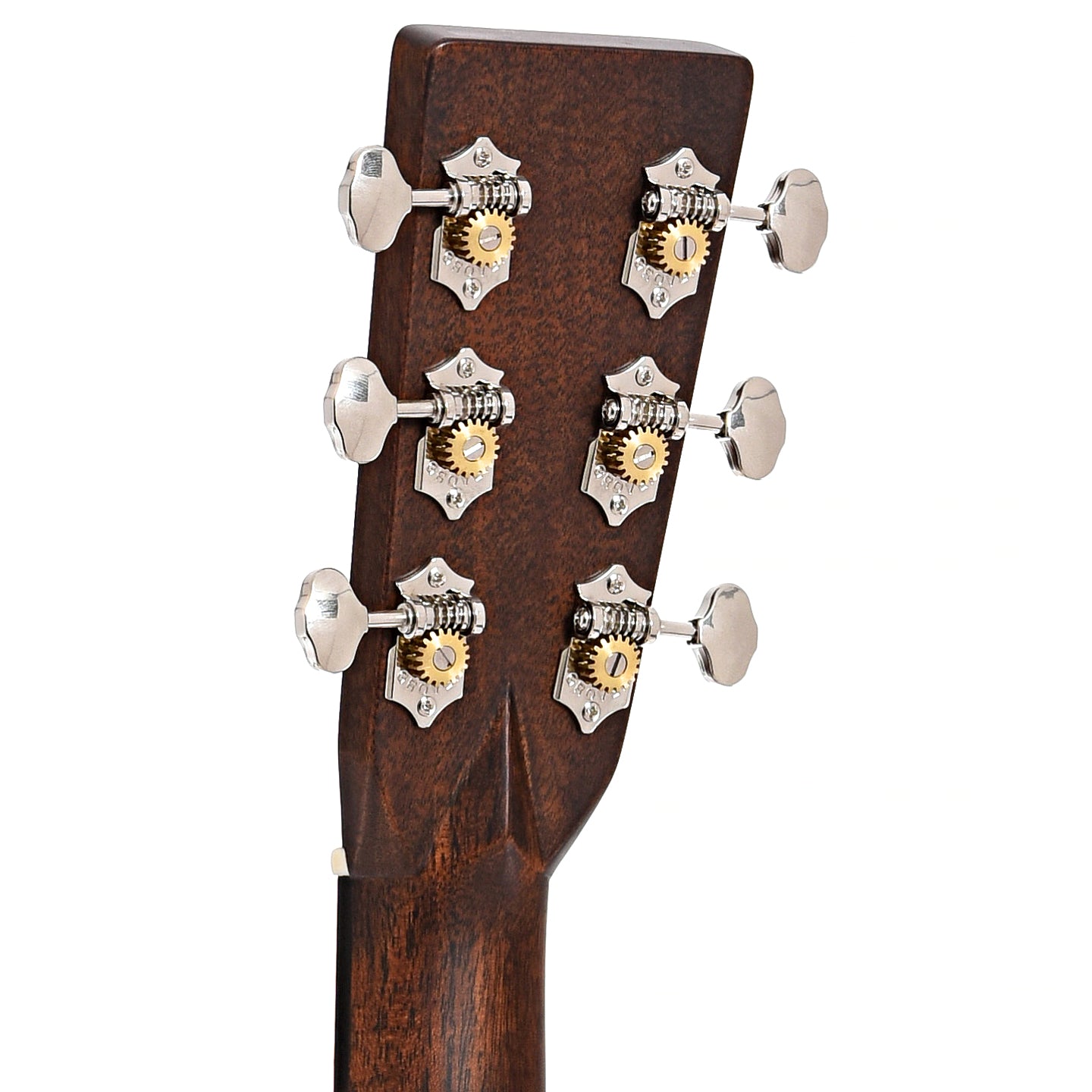 Back headstock of Martin D-28L Lefthanded Guitar
