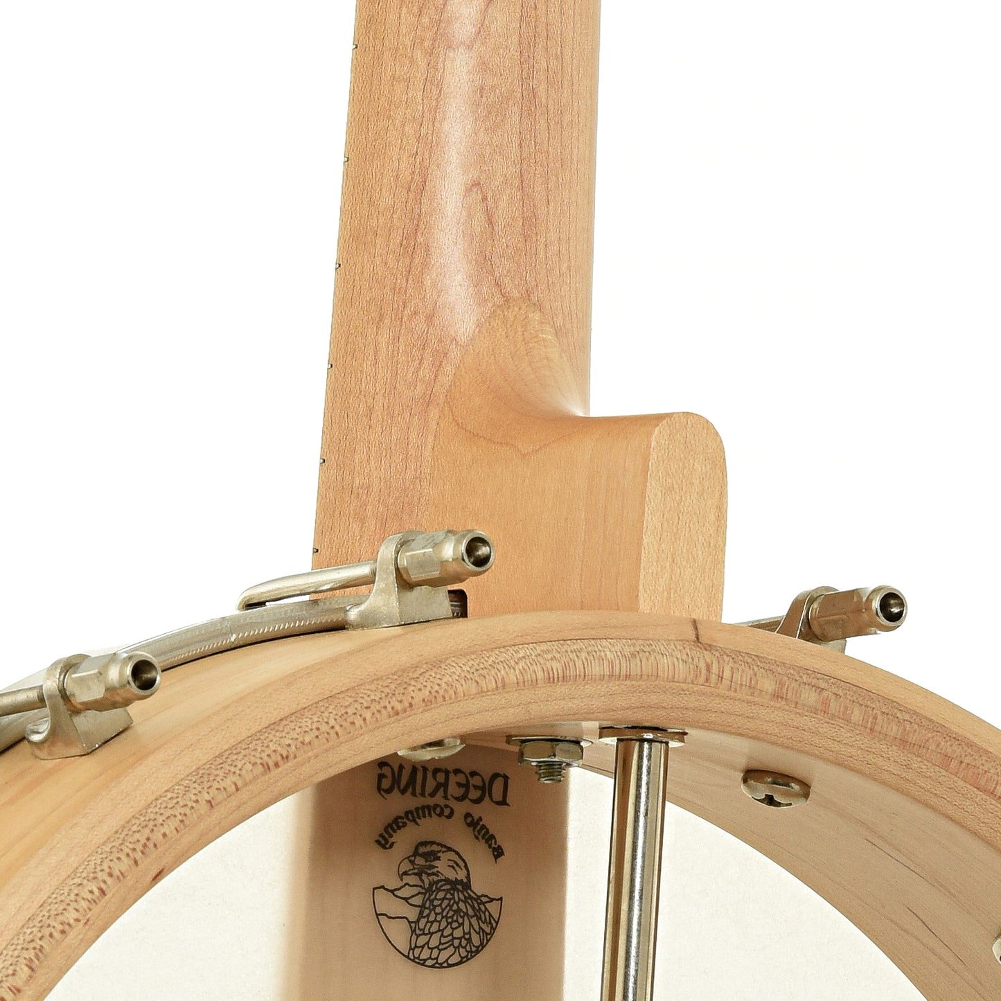 Neck joint of Deering Goodtime Tenor Banjo Ukulele 